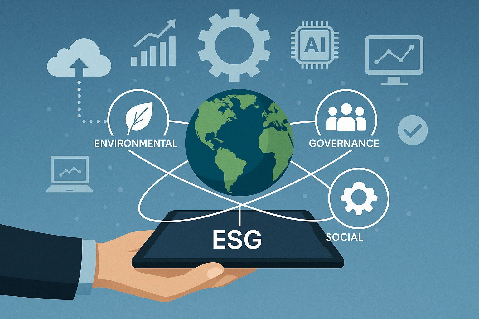 Digitālā transformācija un ilgtspēja: Kā tehnoloģijas palīdz sasniegt ESG mērķus